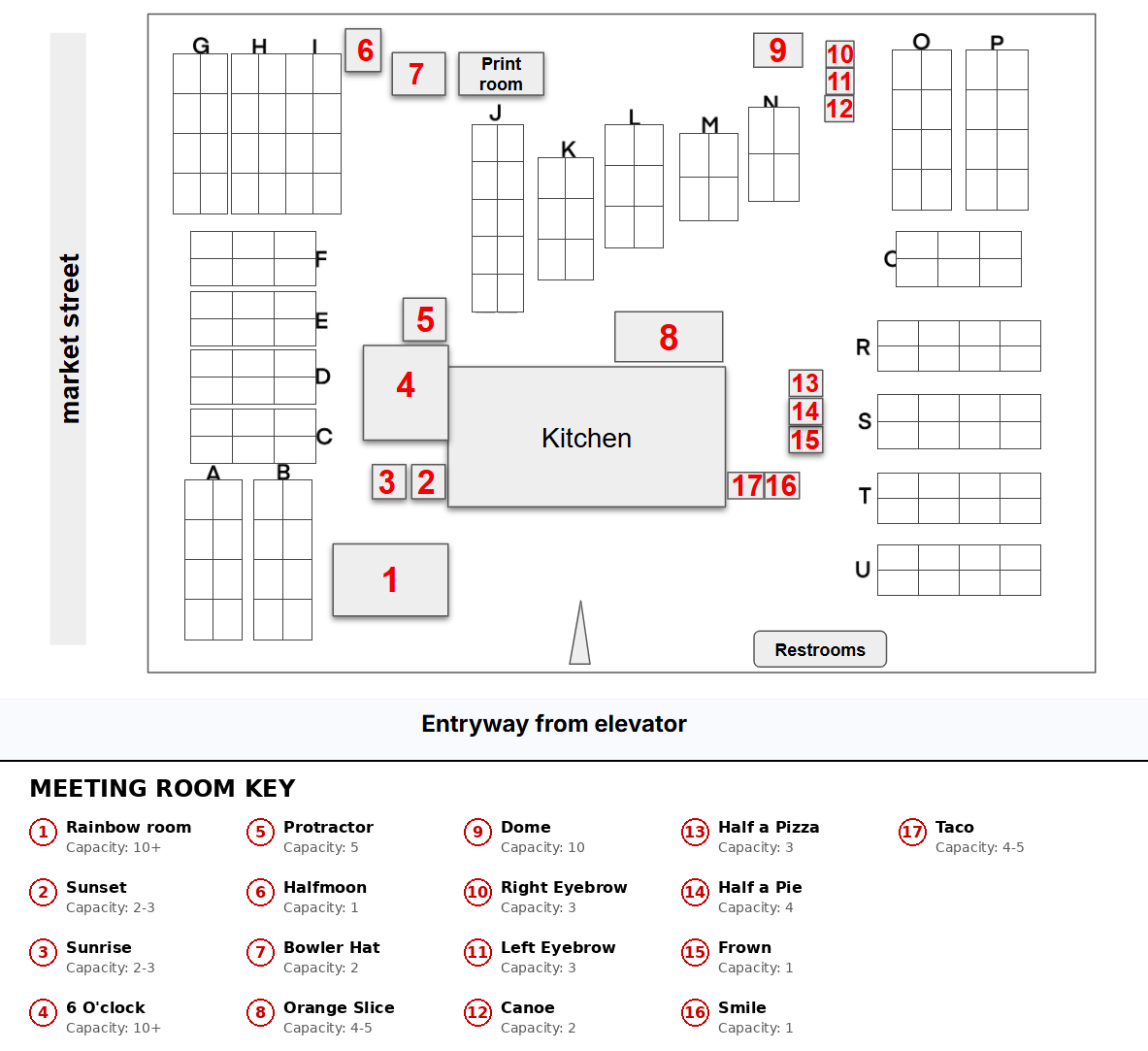2nd Floor floorplan