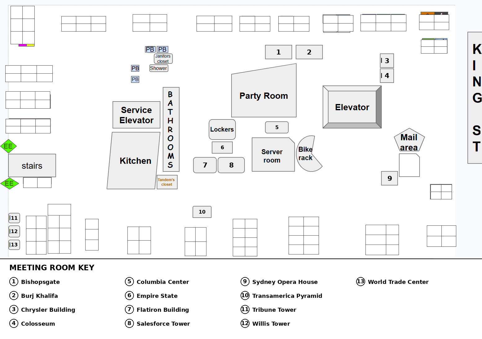 2nd Floor floorplan